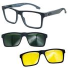 Oculos Mormaii Swap NG 2 6153 AGA com 2 Clipon G15 Noturno