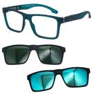 Oculos Mormaii Swap NG 2 6153 K04 com 2 Clipon G15 e Azul