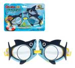 Oculos Natação Mergulho Infantil Tubarão Ajustável Regulavel
