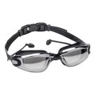Oculos Nataçao Mergulho Protetor Ouvido Lente Espelhada Antiembaçamento Proteçao Uv Mar Piscina Esporte Lazer Diversao