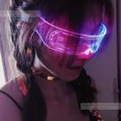 Óculos Neon Led Acrílico Led Para Festas E Eventos