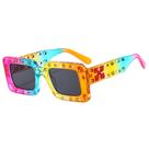 Óculos Óculos de festa Rainbow Square Hollow Frame