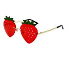 Óculos, óculos, óculos, óculos Playful Strawberry Rimless Óculos, óculos, óculos, óculos Playful Strawberry Rimless
