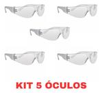 Oculos P/ Laboratorio Enfermagem Segurança Visual 5 Unid Nf