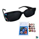 Óculos Preto lentes polarizadas para Autistas Infinity Black + jogo dos sentidos