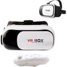 Óculos Realidade Virtual VR Box 2.0 3D Android iOS Com Controle