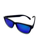 Oculos Roots Lente Azul Espelhada