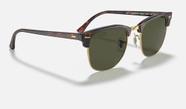 Óculos Sol Clubmaster 3016 Tartaruga Lentes Antiriscos G15Lens Proteção Solares UV400 - VISAOTICA