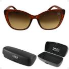 Oculos Sol Feminino Praia Vintage Proteção UV Gatinho + Case luxo estiloso quadrado qualidade premium presente verão