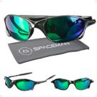 Oculos Sol Masculino Praia Lupa Acetato Proteção UV + Case armação preta qualidade premium moda casual presente original