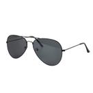 Oculos Sol Masculino Preto Aviador Aço Inox Protecao UV original moda masculina social qualidade premium presente lente prenta estiloso
