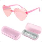 oculos sol menina vintage infantil coração rosa retro + case social verão acetato criança presente qualidade premium oculos sol menina vintage infantil coração rosa retro + case social verão acetato criança presente qualidade premium