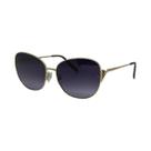 Óculos Solar Ana Hickmann Ah30007 A01 Dourado Brilho Lente Roxo Degradê