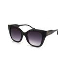 Óculos Solar Ana Hickmann Ah90034 H02 Preto Brilho Lente Cinza Degradê