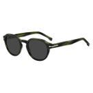Óculos Solar Boss 1721/s 6ak 50 Verde Brilho Lente Cinza Óculos Solar Boss 1721/s 6ak 50 Verde Brilho Lente Cinza