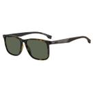 Óculos Solar Boss 1825/s 086 57 Marrom Brilho Havana Lente Verde - Óculos Solar Boss 1825/s 086 57 Marrom Brilho Havana Lente Verde -