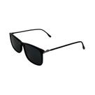 Óculos Solar Bulget Bg8037m A01p Preto Brilho Lente Cinza Polarizada Óculos Solar Bulget Bg8037m A01p Preto Brilho Lente Cinza Polarizada