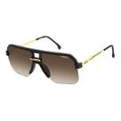 Óculos Solar Carrera 1066/s 003 86 62 Preto Fosco Lente Marrom Degradê -