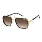 Óculos Solar Carrera 1069/s I46 86 58 Dourado Brilho Lente Marrom Degradê