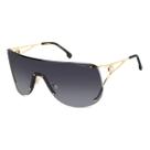 Óculos Solar Carrera 3006/s Rhl 9o 72 Dourado Brilho Lente Cinza Degradê -