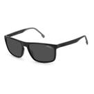 Óculos Solar Carrera 8047/s 807 58 Preto Brilho Lente Cinza -