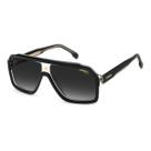 Óculos Solar Carrera Ca 1053/s 08a 9o 60 Preto Brilho Lente Cinza Degradê -