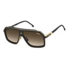 Óculos Solar Carrera Ca 1053/s/ti 003 86 60 Preto Fosco Lente Marrom Degradê -