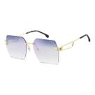Óculos Solar Carrera CA3102/S/BB J5g 58 Dourado Brilho Lente Azul Degradê -