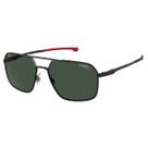 Óculos Solar Carrera Carduc 038/s 003 Uc 61 Preto Fosco Lente Verde Polarizada -