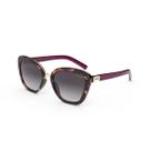 Óculos Solar Colcci Ceu C0186ff533 Violeta Translúcido Demi Lente Cinza Degradê