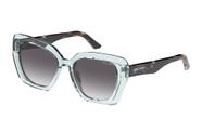 Óculos Solar Colcci Neli C0238k1833 Azul Translúcido Lente Cinza Degradê
