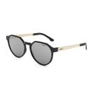 Óculos Solar Colcci Noa C0185a0209 Preto Brilho Lente Cinza Flash Prata cat1 -