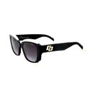 Óculos Solar Colcci Rubi C0288agx33 Preto Brilho Lente Cinza Degradê cat1 -