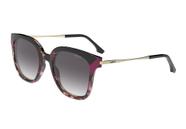 Óculos Solar Colcci Sara C0225fd433 Violeta Brilho Demi Lente Cinza Degradê