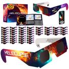 Óculos Solar Eclipse Helioclipse AAS aprovados em 2024 - pacote com 50