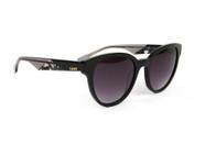 Óculos Solar Evoke Evk 32 A01 Preto Brilho Lente Cinza Degrade Óculos Solar Evoke Evk 32 A01 Preto Brilho Lente Cinza Degrade