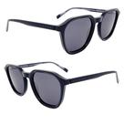 Óculos Solar Evoke EVK 55 A01 Cor Preto Brilho Lente Cinza Óculos Solar Evoke EVK 55 A01 Cor Preto Brilho Lente Cinza