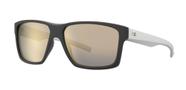 Óculos solar hb freak matte black p white gold chrome