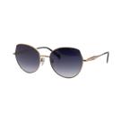 Óculos Solar Hickmann Azaleia 10 04a Dourado Brilho Lente Cinza Degradê -