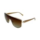 Óculos Solar Hickmann Kalmia 1 04a Dourado Brilho Lente Marrom Degradê Polarizada