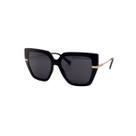 Óculos Solar Hickmann Peonia 1 A01 Preto Fosco Lente Cinza