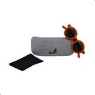 Oculos Solar Infantil Redondo Laranja User4
