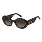 Óculos Solar Marc Jacobs 799/s Aio 47 Marrom Brilho Havana Lente Marrom Degradê - Óculos Solar Marc Jacobs 799/s Aio 47 Marrom Brilho Havana Lente Marrom Degradê -