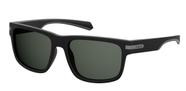 Óculos Solar Polaroid Pld2066/s 003m9 56 Preto Fosco Lente Polarizada Cinza Óculos Solar Polaroid Pld2066/s 003m9 56 Preto Fosco Lente Polarizada Cinza