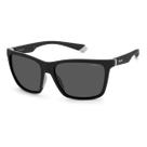 Óculos Solar Polaroid Pld2126/s 08a M9 58 Preto Fosco Lente Cinza Polarizada