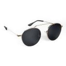 Óculos Solar Redondo Dourado Policarbonato Clássico Cooper Black Gold Saint Germain