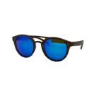 Óculos Solar Secret Breakaway 10201570311033 Marrom Fosco Havana Lente Azul Espelhada Polarizada