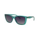 Óculos Solar Secret Iris 10201510509038 Verde Fosco Lente Cinza Degradê Polarizada