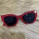 Óculos Solar Vermelho Retro ManuPeron