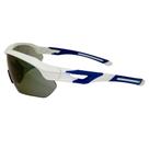 Oculos steelflex florence lente azul armação azul/branca
